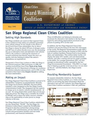 Clean Cities Award Winning Coalition: San Diego