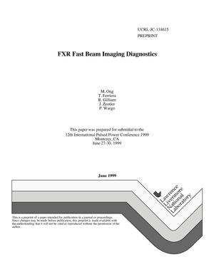 FXR fast beam imaging diagnostics