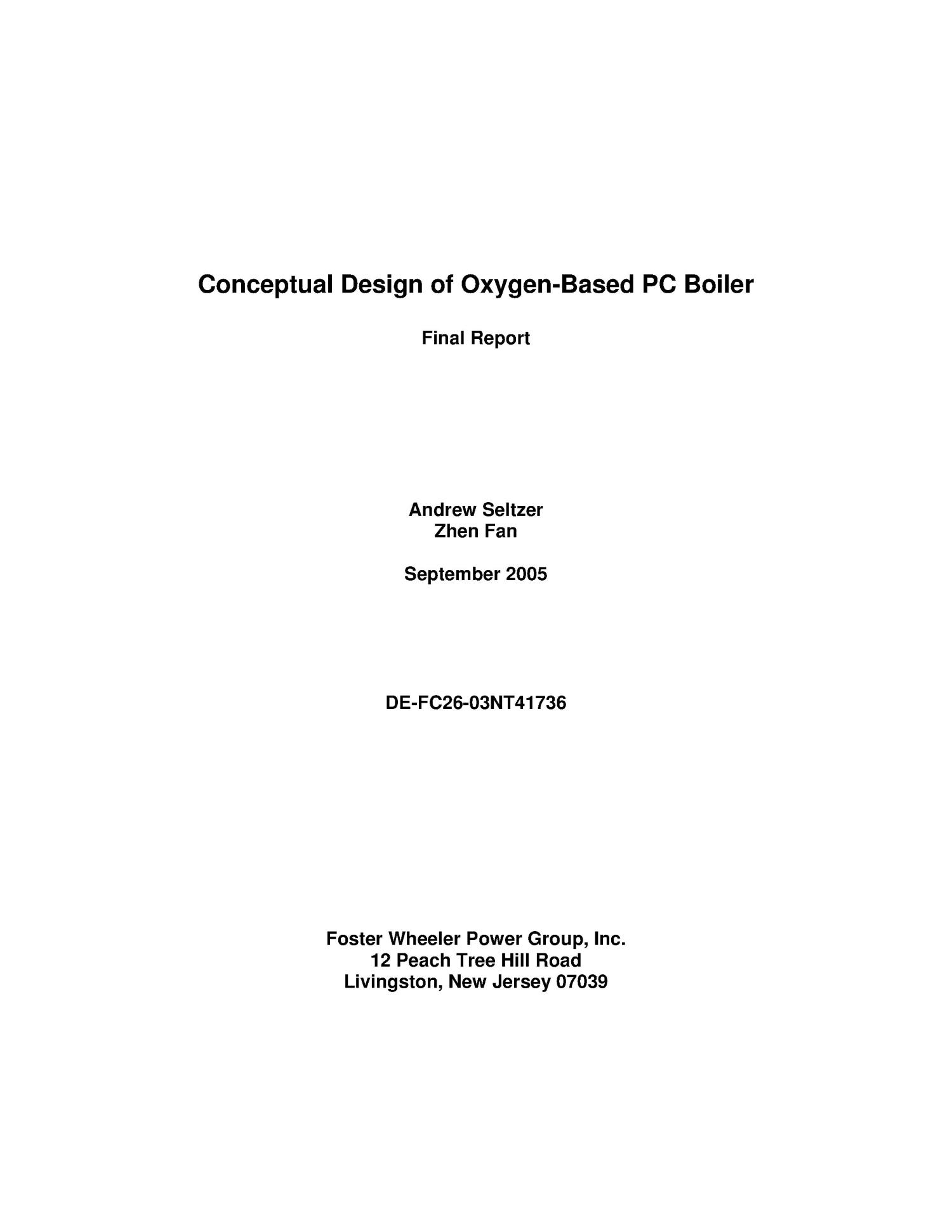 Conceptual Design of Oxygen-Based PC Boiler
                                                
                                                    [Sequence #]: 1 of 214
                                                