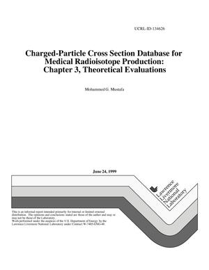Charged-particle cross section database for medical radioisotope production: chapter 3. theoretical evaluations