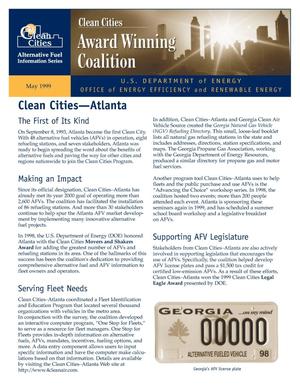 Clean Cities Award Winning Coalition: Atlanta