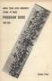 Thumbnail image of item number 1 in: 'School of Music Program Book 1963-1964'.