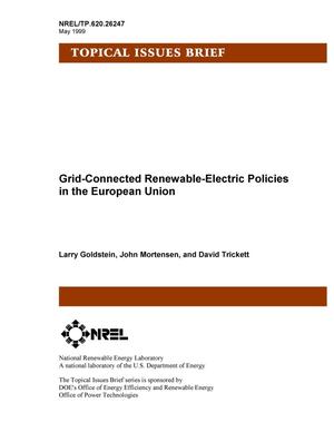 Grid-Connected Renewable-Electric Policies in the European Union