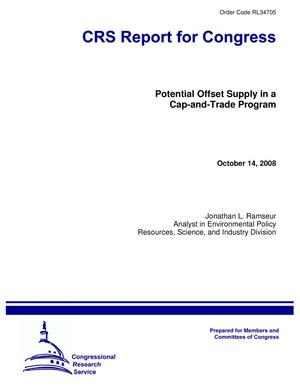 Potential Offset Supply in a Cap-and-Trade Program