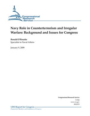 Navy Role in Counterterrorism and Irregular Warfare: Background and Issues for Congress