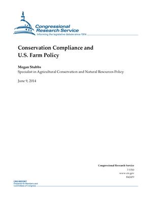 Conservation Compliance and U.S. Farm Policy