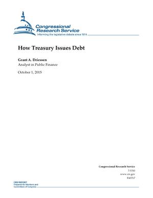 How Treasury Issues Debt