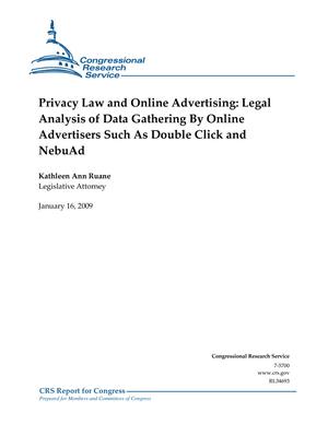 Primary view of object titled 'Privacy Law and Online Advertising: Legal Analysis of Data Gathering By Online Advertisers Such As Double Click and NebuAd'.