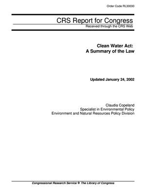 Clean Water Act: A Summary of the Law