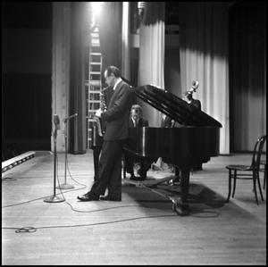 Primary view of object titled '[Dave Brubeck Quartets performing at North Texas State University]'.