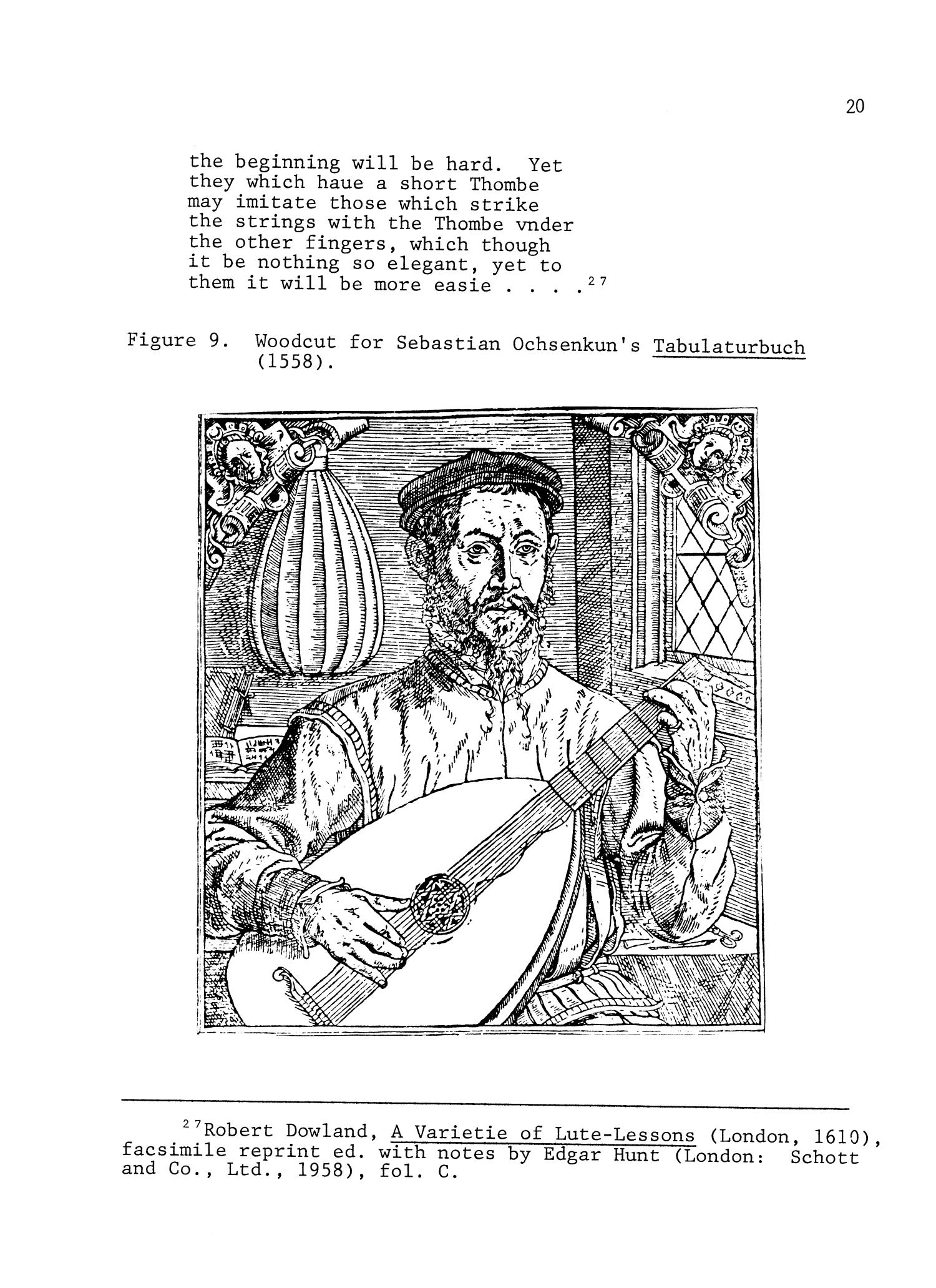 Right Hand Lute Technique In The Sixteenth Century A Lecture Recital Together With Three Recitals Of Selected Works Of F Moreno Torroba J Dowland J S Bach P Attaignant V Capirola And Others