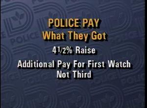 [News Clip: Police Pay]
