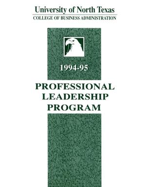 Professional Leadership Program 1994-95
