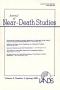 Thumbnail image of item number 1 in: 'Journal of Near-Death Studies, Volume 6, Number 3, Spring 1988'.