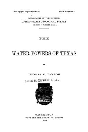 The Water Powers of Texas