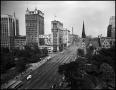 Photograph: [Road in downtown Detroit]