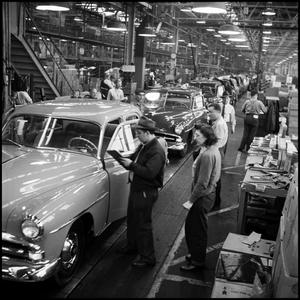 [Automobiles in a factory, 18]