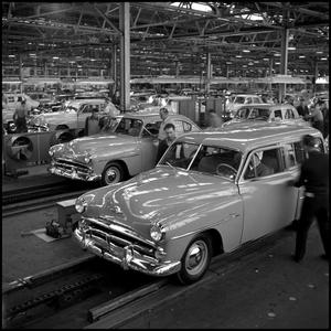[Automobiles in a factory, 9]