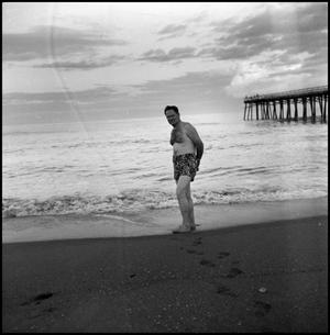 [Joe Clark at the beach, 2]
