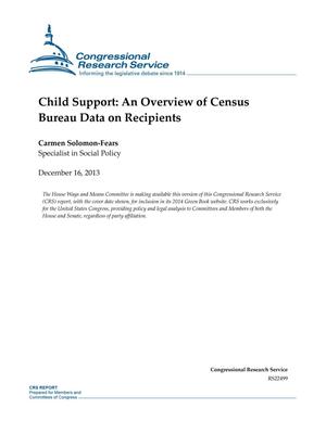 Child Support: An Overview of Census Bureau Data on Recipients