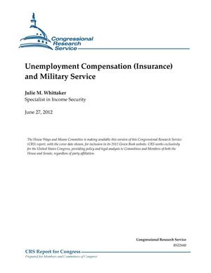 Unemployment Compensation (Insurance) and Military Service