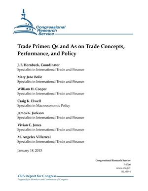 Trade Primer: Qs and As on Trade Concepts, Performance, and Policy