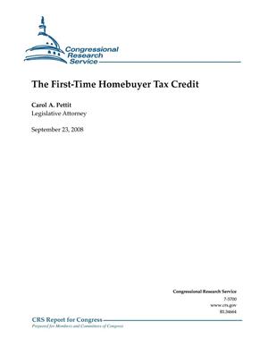 The First-Time Homebuyer Tax Credit