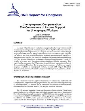 Unemployment Compensation: The Cornerstone of Income Support for Unemployed Workers