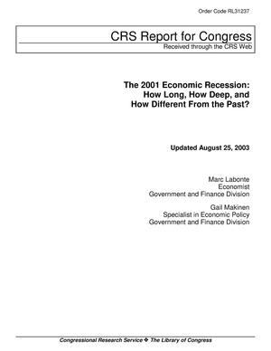 The 2001 Economic Recession: How Long, How Deep, and How Different From the Past?
