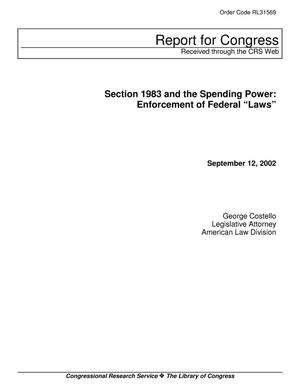 Section 1983 and the Spending Power: Enforcement of Federal ”Laws”