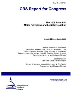 The 2008 Farm Bill: Major Provisions and Legislative Action