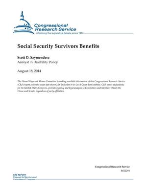 Social Security Survivors Benefits