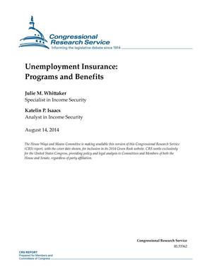 Unemployment Insurance: Programs and Benefits