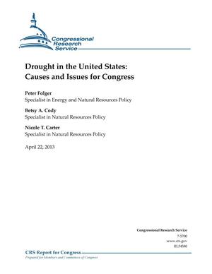 Drought in the United States: Causes and Issues for Congress