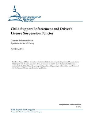 Child Support Enforcement and Driver’s License Suspension Policies