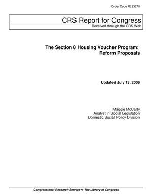 The Section 8 Housing Voucher Program: Reform Proposals