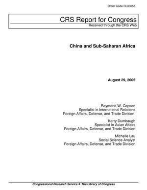 China and Sub-Saharan Africa