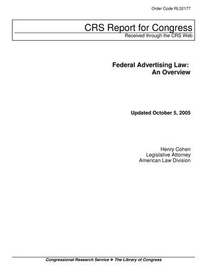Federal Advertising Law: An Overview