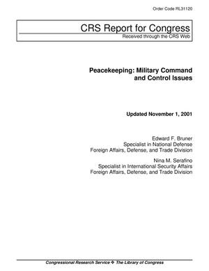 Peacekeeping: Military Command and Control Issues