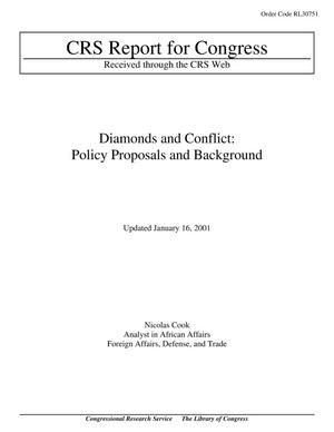 Diamonds and Conflict: Policy Proposals and Background