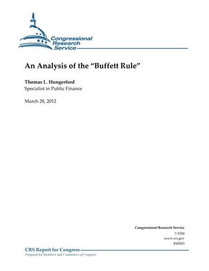 An Analysis of the “Buffett Rule”
