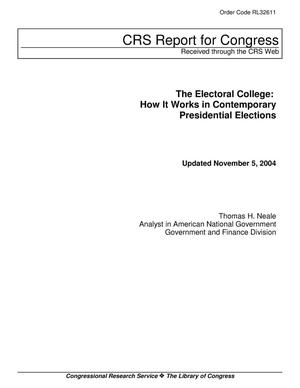 The Electoral College: How It Works in Contemporary Presidential Elections