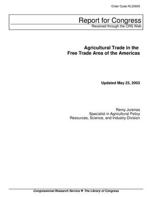 Agricultural Trade in the Free Trade Area of the Americas