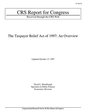 The Taxpayer Relief Act of 1997: An Overview