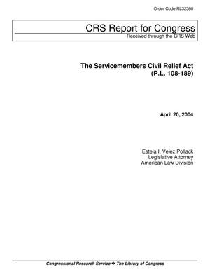 The Servicemembers Civil Relief Act (P.L. 108-189)
