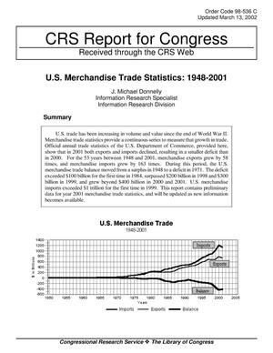 U.S. Merchandise Trade Statistics: 1948-2001