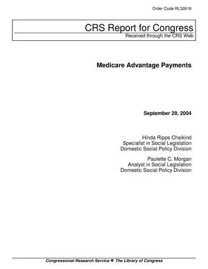 Medicare Advantage Payments