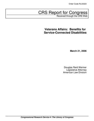 Veterans Affairs: Benefits for Service-Connected Disabilities