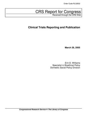 Clinical Trials Reporting and Publication