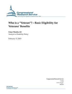 Who is a “Veteran”?—Basic Eligibility for Veterans’ Benefits